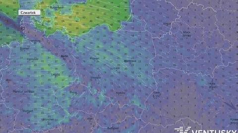 Porywy wiatru w najbliższych dniach 