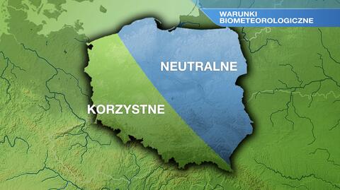 Warunki biometeo w niedzielę