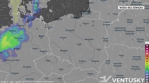 Prognozowane opady w kolejnych dniach