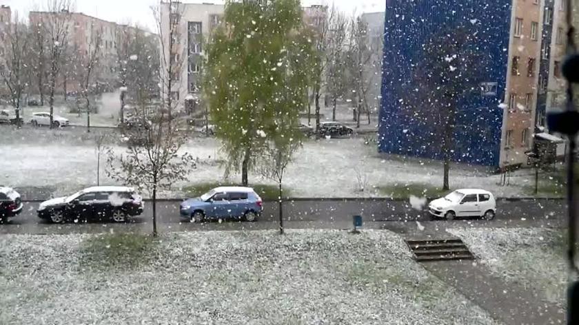 Śnieg na Górnym Śląsku