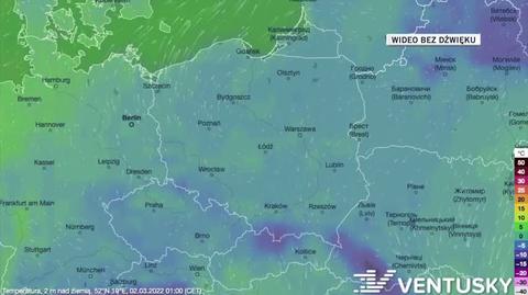 Prognozowana temperatura w najbliższych dniach