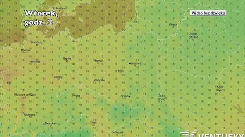 Prognozowana temperatura w następnych dniach