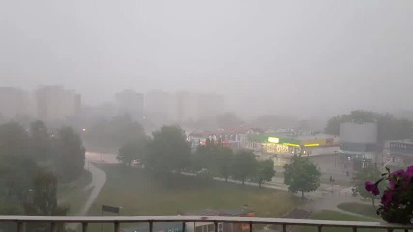 Burza lipcowy w Jastrzębiu -Zdroju