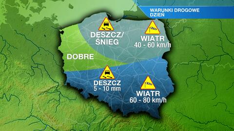 Warunki drogowe w środę 7.02