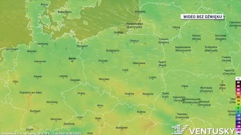 Prognoza temperatury na kolejne dni