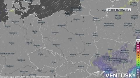 Prognozowane opady w najbliższych dniach 