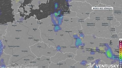 Prognoza opadów na kolejne dni