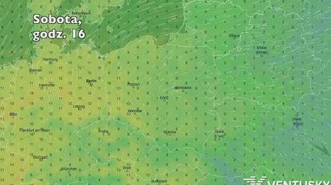 Temperatura w ciągu najbliższych pięciu dni (Ventusky.com)	| wideo bez dźwięku