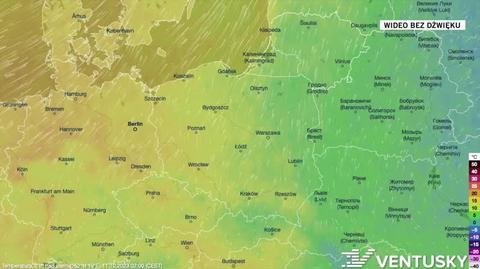 Prognozowana temperatura w najbliższych dniach