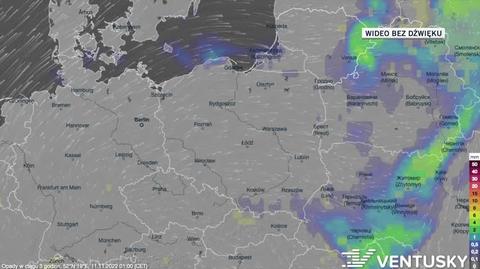 Prognozowane opady długi weekend listopadowy