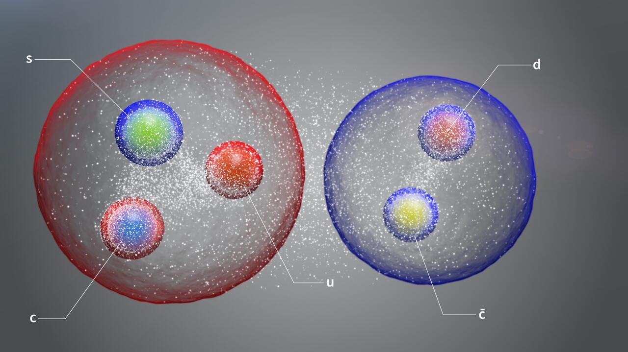 CERN.  Ciocnitorul mare de hadroni.  Oamenii de știință descoperă noi molecule