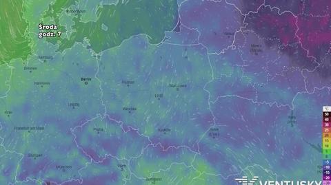 Temperatura w najbliższych dniach (ventusky.com)