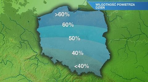 Warunki biometeorologiczne w piątek