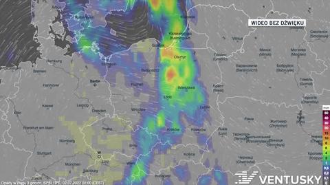 Prognoza opadów w dniach 02-06.06