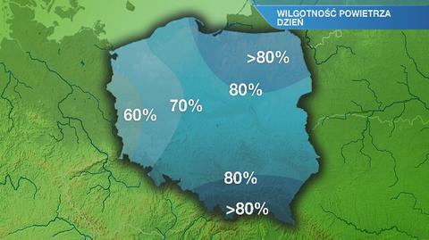 Warunki biometeorologiczne w czwartek