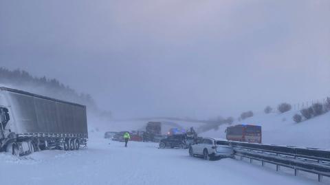 Słowacja. Zderzenie aut na autostradzie D1