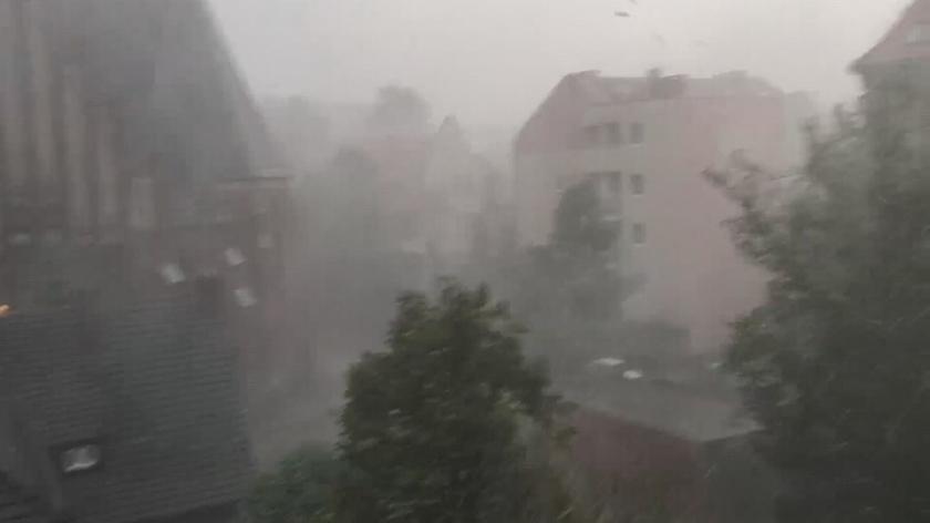 Gwałtowne burze w Polsce