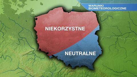 Warunki biometeorologiczne w niedzielę 07.11