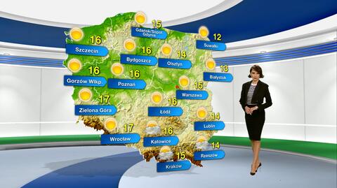 Prognoza pogody na poniedziałek