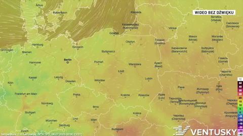 Prognoza temperatury na kolejne dni