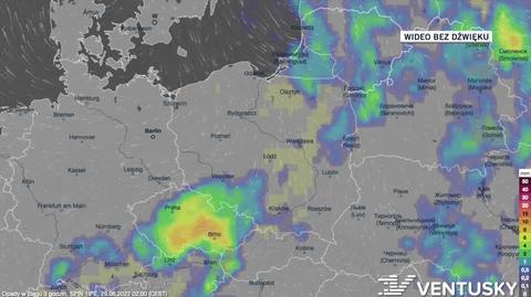 Prognoza opadów w dniach 29.06-03.07