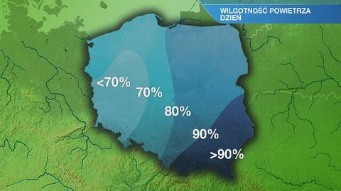 Warunki biometeorologiczne w czwartek