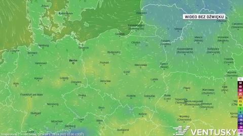 Prognoza temperatury na kolejne dni