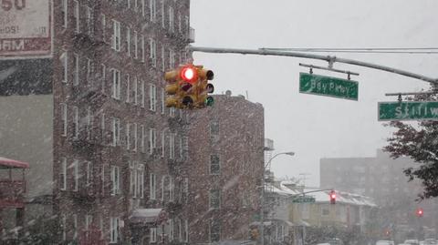 Nowy Jork - pierwszy snieg (2)