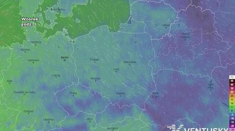 Temperatura w najbliższych dniach (ventusky.com)