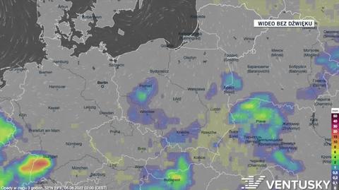 Prognoza opadów na kolejne dni