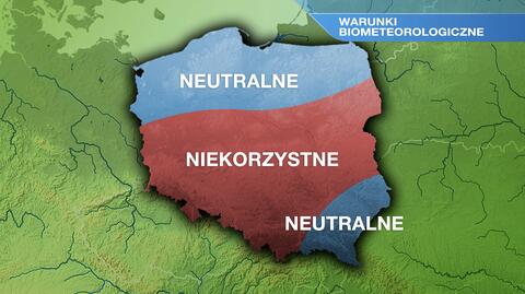 Warunki biometeo w niedzielę