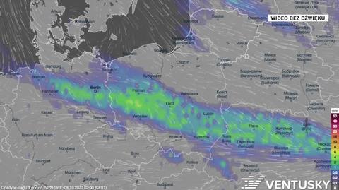 Prognozowane opady w najbliższych dniach