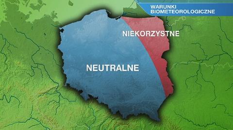 Warunki biometeorologiczne na sobotę