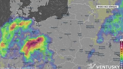 Prognozowane opady w najbliższych dniach