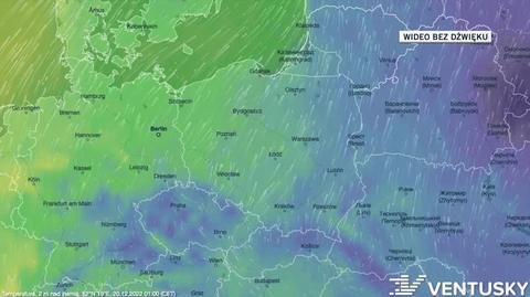 Prognozowana temperatura na najbliższy tydzień