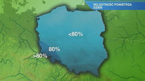 Warunki biometeorologiczne w piątek