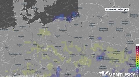 Prognozowane opady w dniach 20-24.05