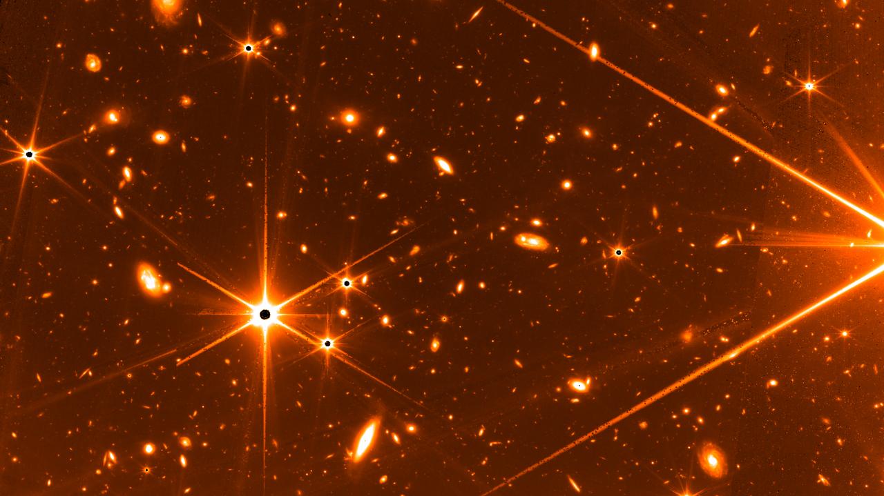 Telescopio James Webb.  La NASA publicó una imagen de prueba