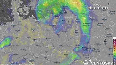 Prognozowane opady w dniach 16-20.05