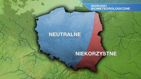 Warunki biometeorologiczne w niedzielę 6.11