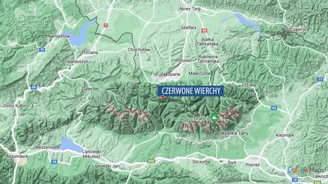 Reporter TVN24 Konrad Borusiewicz o sytuacji pogodowej w Tatrach