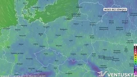 Prognoza temperatury na kolejne dni