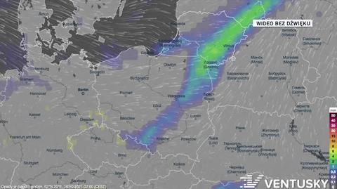 Prognozowane opady w najbliższych dniach