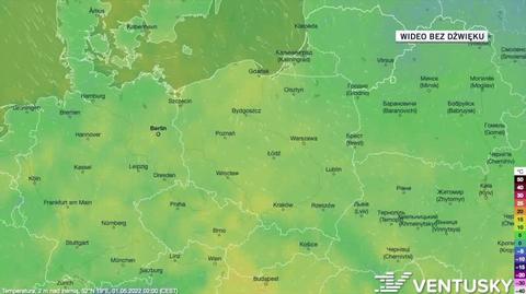 Prognoza temperatury na kolejne dni