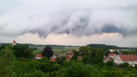 dziwna chmura nad Bolesławcem 
