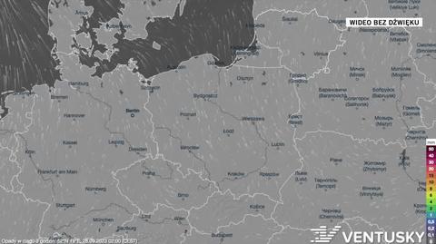 Prognoza opadów na okres 28.09-02.10