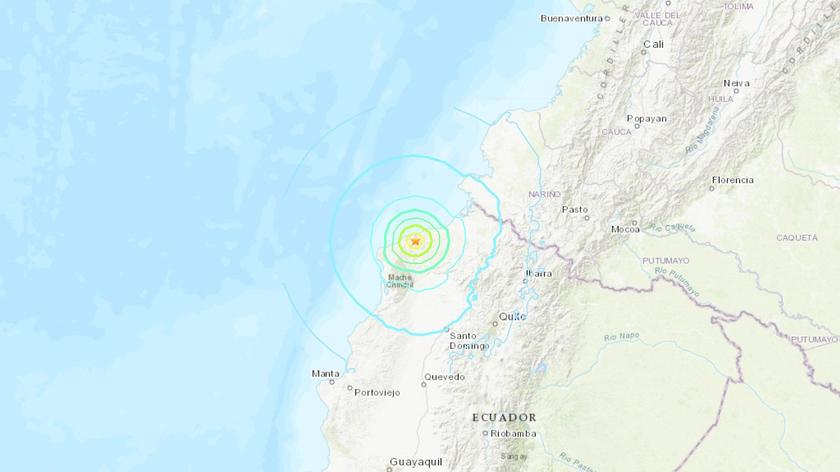 Trzęsienie ziemi w Ekwadorze