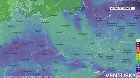 Prognozowana temperatura w nadchodzących dniach 