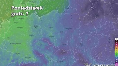 Temperatura w najbliższych dniach (ventusky.com | wideo bez dźwięku)