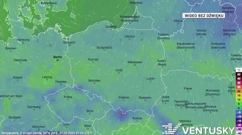 Prognozowana temperatura w najbliższych dniach